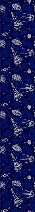 Papel pintado bebé aventura espacial en cohete - TenVinilo