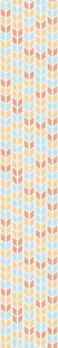 Blue and beige arrows wallpaper geometric - TenStickers