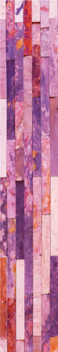 Papel pintado ladrillo color rosa - TenVinilo