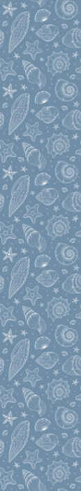 Sea Shell Motifs fishes wallpaper - TenStickers