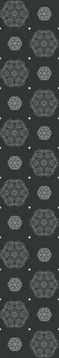 Ornate Medallion Pattern grey wallpaper - TenStickers