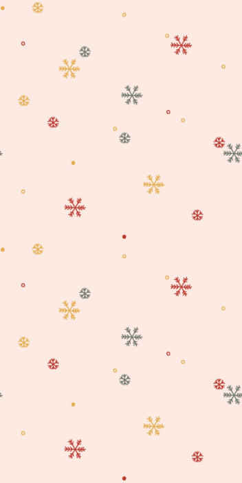 墙纸 圣诞 雪花图案 - TenStickers