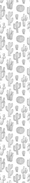 Cactus Pattern nature wallpaper - TenStickers