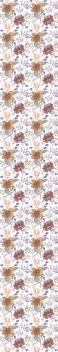 Papier peint floral design fleurs en éclosion - TenStickers