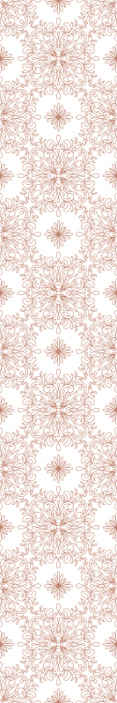 Papier peint fleuri floral orné - TenStickers
