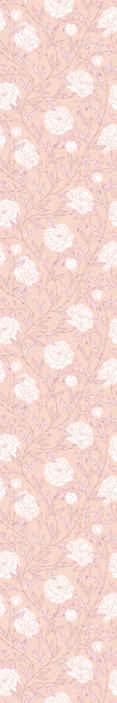Peony Pattern floral wallpaper - TenStickers