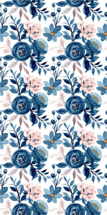 Papier peint floral élégance florale de la chambre - TenStickers