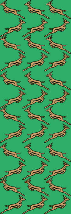papel de parede animais gazelas correndo - TenStickers