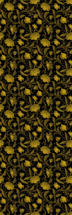 Ornamental Florals floral wallpaper - TenStickers