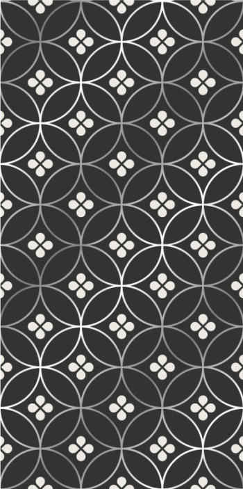Carta da parati decorativa tassellatura geometrica - TenStickers