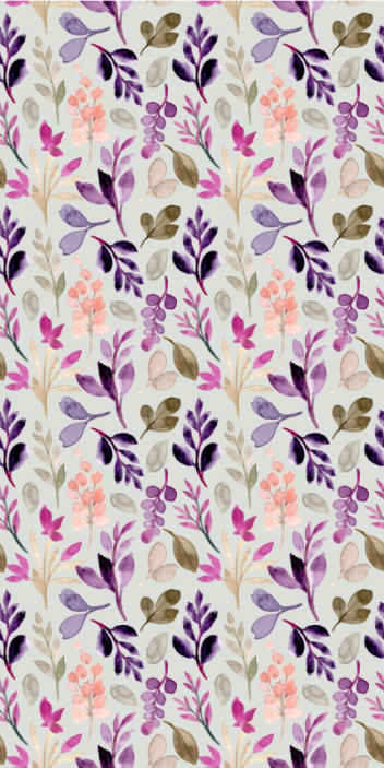 HOMEMATES New Purple Flower Wallpaper Just Peel and Stick