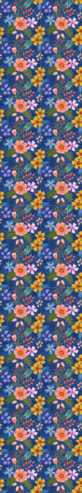 Papier peint floral motif bouquet floral - TenStickers