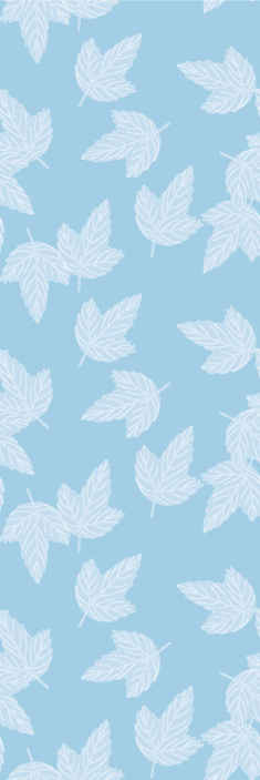 Papier peint feuillage motif bleu doux - TenStickers