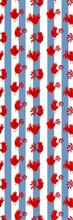 Lobster Stripe Pattern animals wallpaper - TenStickers