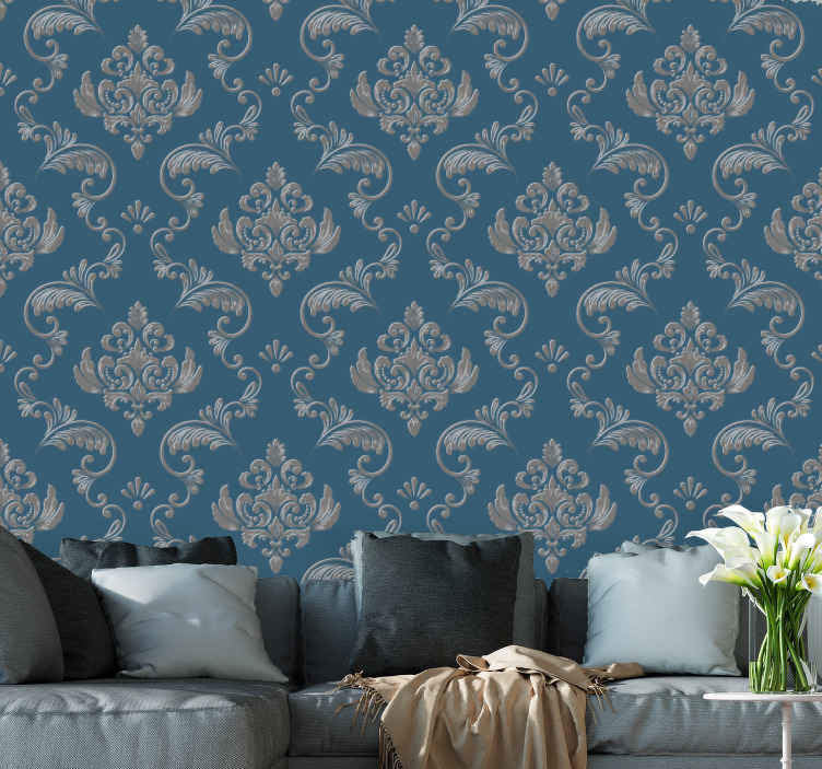 Highquality wallpapers and fabrics  fabric wallpaper with baroque pattern  956294  Decowunder