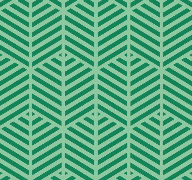 墙纸 几何 几何植物 - TenStickers
