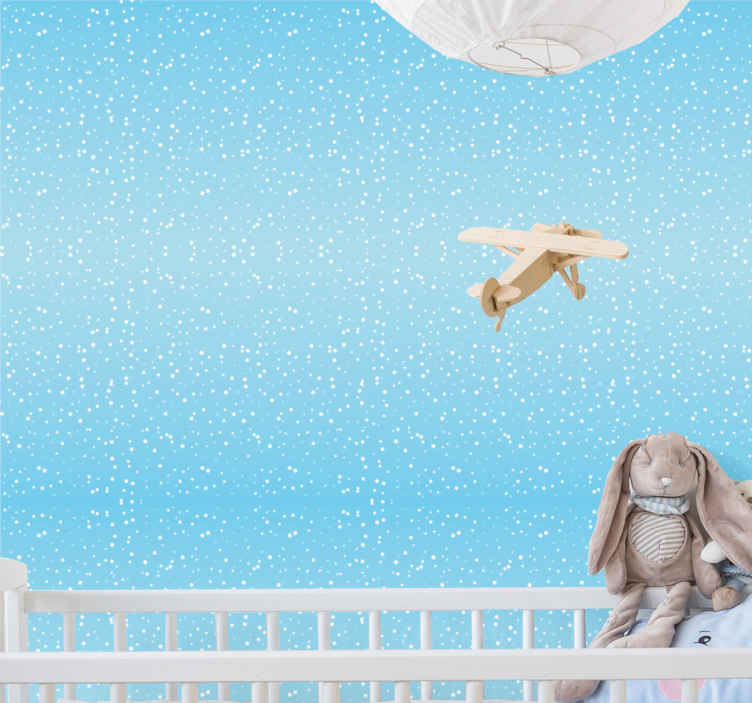 Carta da parati pois Sfondo di neve nevicata invernale