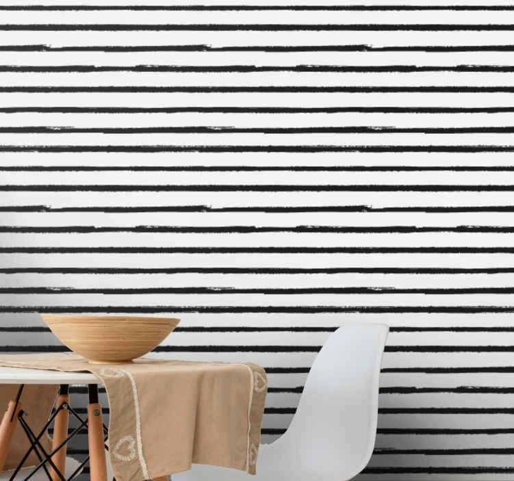 Black and White Wallpaper Peel and Stick Wallpaper for Bedroom Stripe Wall  Paper Sticker Pull and Stick Papel Tapiz Para Pared Contact Paper for Walls  Modern Removable Wallpaper Vinyl Film 19718 
