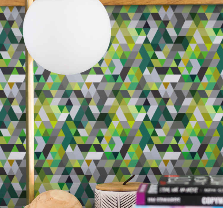 Parati moderni Motivo geometrico astratto glitch