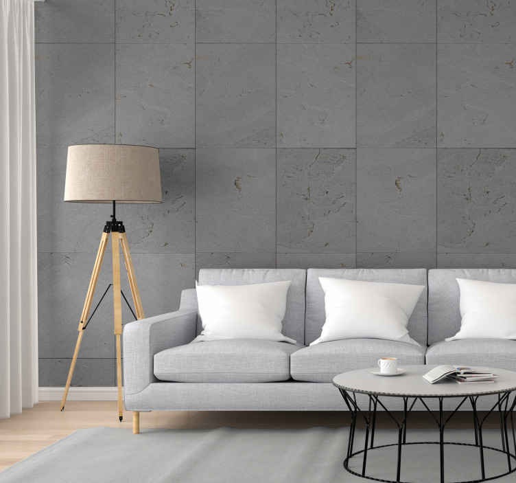 Concrete collage Concrete look wallpaper - TenStickers