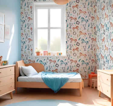 Equestrian environment horses wallpaper - TenStickers