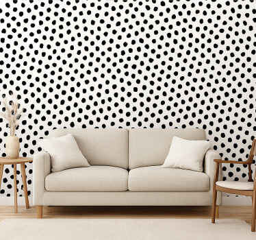 Tapete za zid pas crno-bijeli dalmatinac - TenStickers