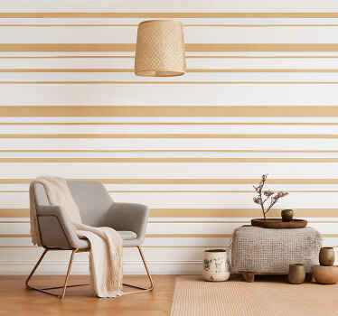 Teksturoituja ombré-raitoja olohuone tapetti - Tenstickers