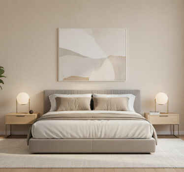 Tapete textur beige linienmuster - TenStickers