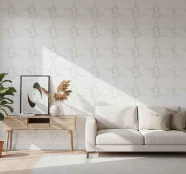 Katinų tapetas su kontūrais - „Tenstickers“