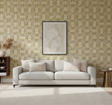 Tapete vintage mit vintage-muster - TenStickers