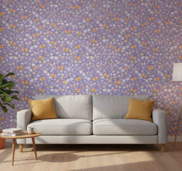 Papier peint papillon fenêtre trois - TenStickers