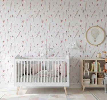 Fotobehang natuur delicaat bloemmotief - TenStickers