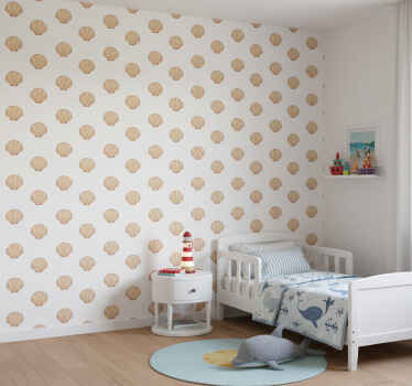Nature wallpaper seashell inspiration - TenStickers