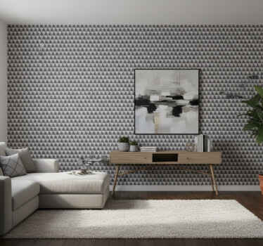 Dekorativt tapet 3d kuber lack - TenStickers