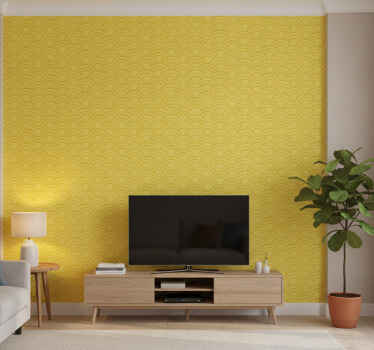 Ornament tapete mit leuchtendem pantone-muster - TenStickers