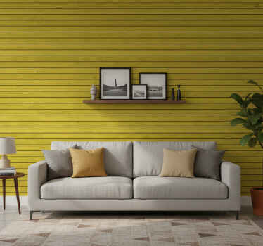 Papel tapiz ornamental iluminado de madera - TenVinilo