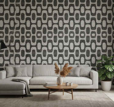 Papel tapiz ornamental adhesivos de piedra portuguesa - TenVinilo