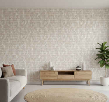 Living room wallpaper soft brushstroke tall - TenStickers