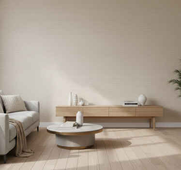 Papel tapiz para sala textura de hierba neutra - TenVinilo