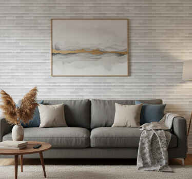 Brick wallpaper grey realistic design - TenStickers