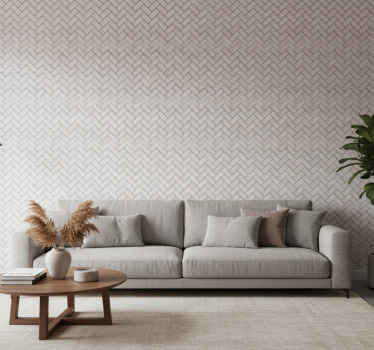 Carta da parati ornamentale a mosaico a spina di pesce - TenStickers