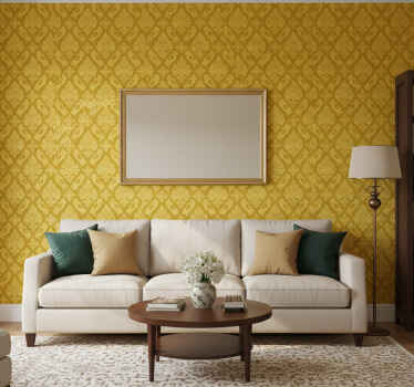 Carta da parati ornamentale motivo floreale intricati - TenStickers