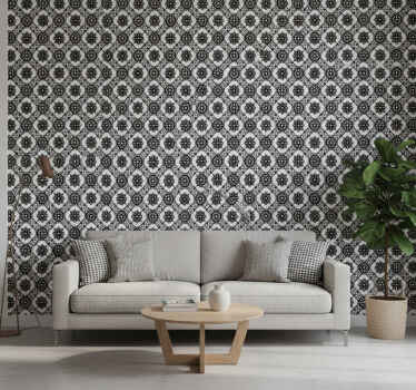 Carta da parati ornamentale composizione floreale intricata - TenStickers