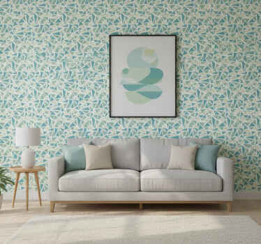 Texture pattern wallpaper retro mosaic vinyl - TenStickers