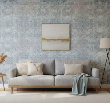 Carta da parati texture marmo blu chiaro e beige - TenStickers