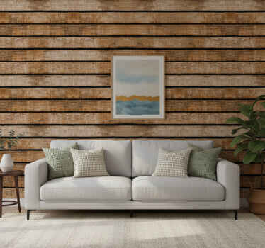 Texture pattern wallpaper wooden pallet design - TenStickers