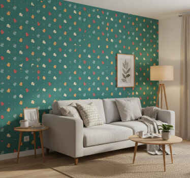 Papel pintado animal patitos de goma multicolores - TenVinilo