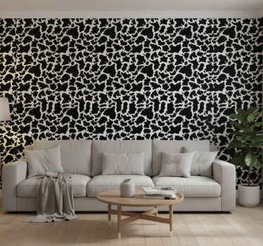 Animal wallpaper cowhide pattern design - TenStickers