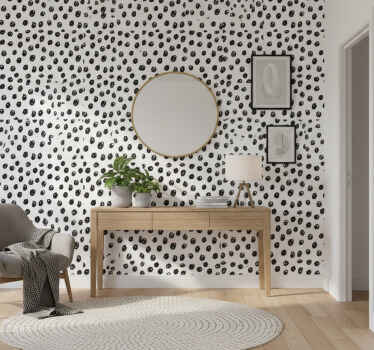 Animal wallpaper spotted abstract design - TenStickers