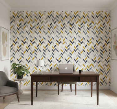 Behangbedrijf gekleurde geometrische vormen - TenStickers